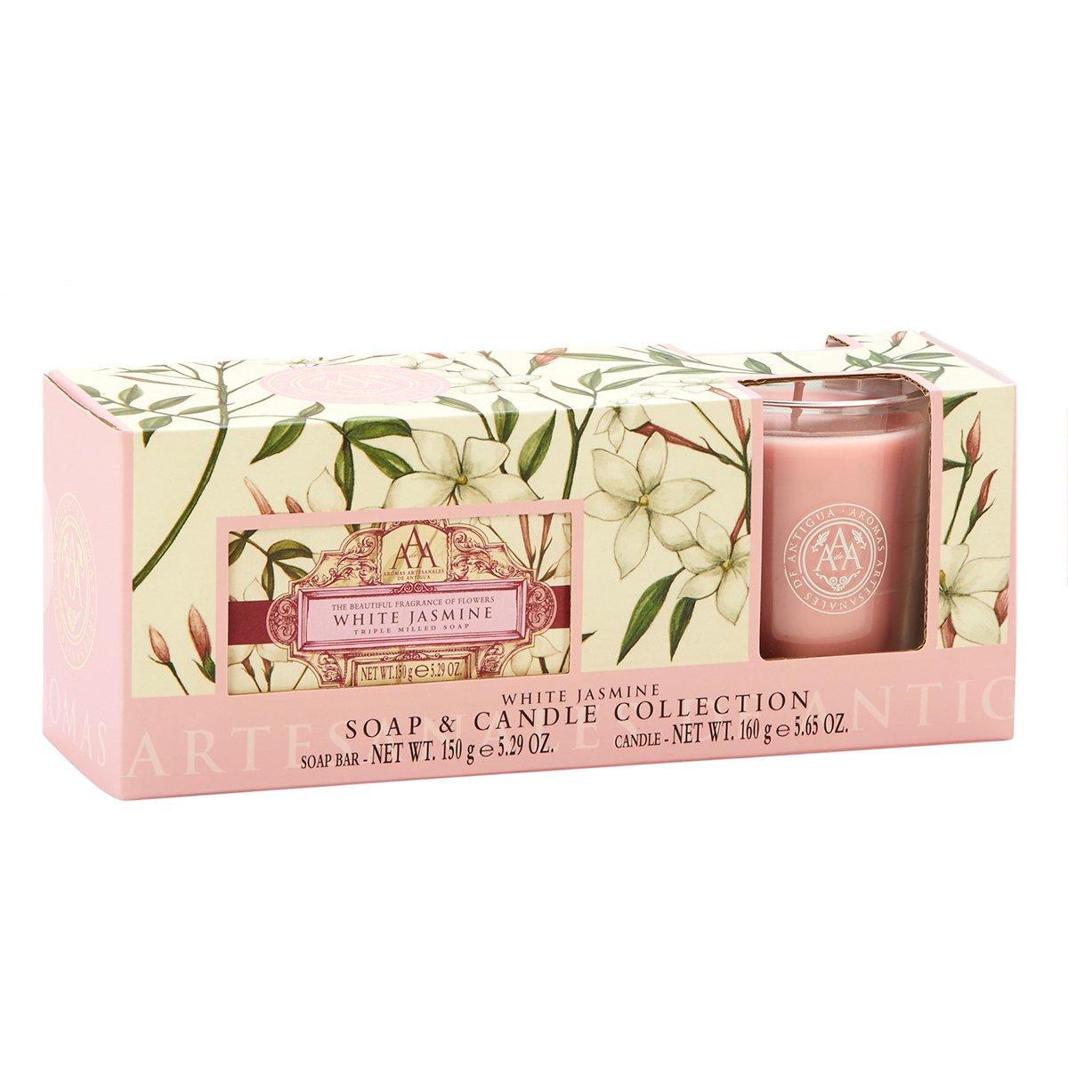 AAA 2-Pc. White Jasmine Soap & Candle Bath