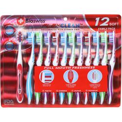 Flex Clean 12-Pk. Soft Toothbrush Family Pack