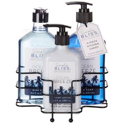 Simply Bliss Ocean Breeze 4 Pc. Hand Soap & Lotion Set