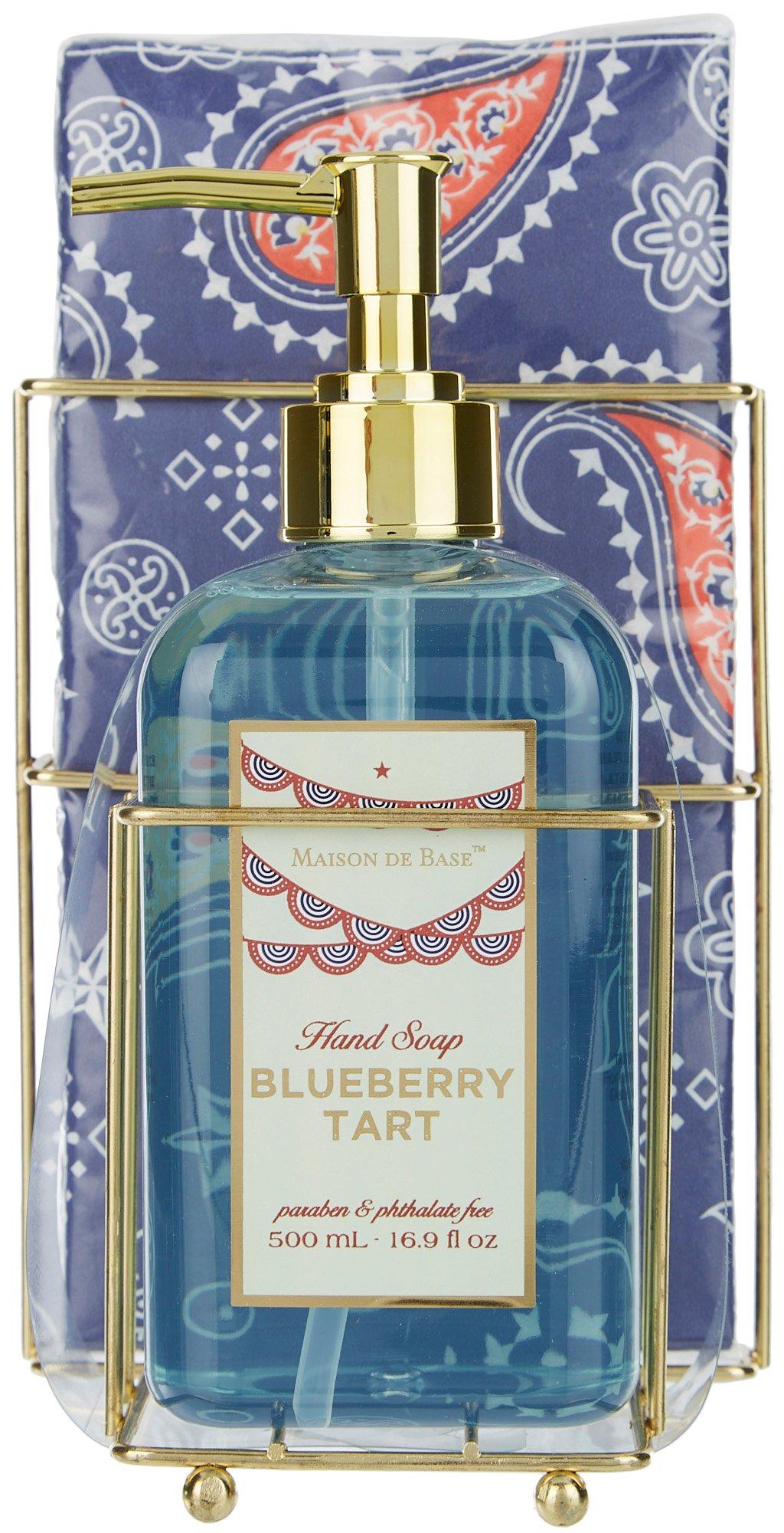 Maison De Base 3-Pc. Americana Blueberry Tart Hand Soap Set