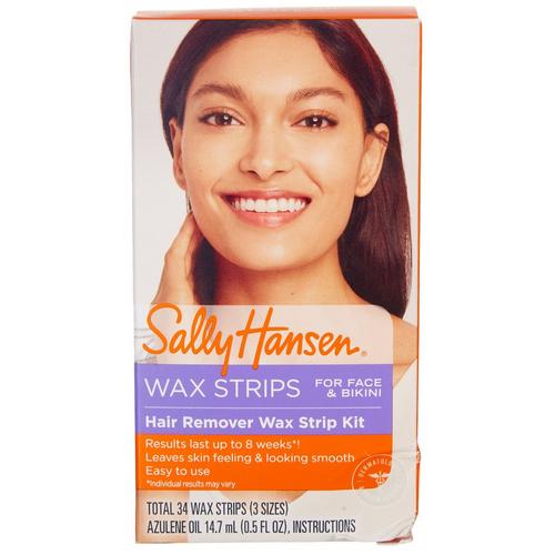 Sally Hansen Hair Remover Wax Strip Kit For