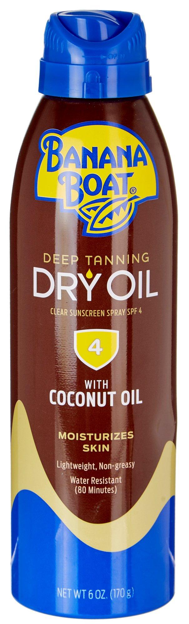 Banana Boat Deep Tanning SPF 4 Dry Oil