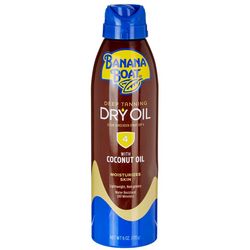 Banana Boat Deep Tanning SPF 4 Dry Oil Clear Sunscreen Spray