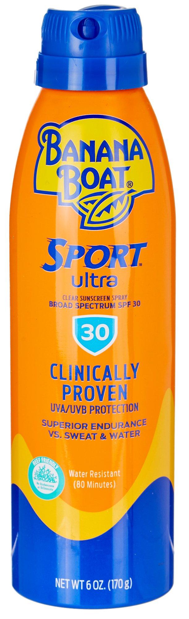 Banana Boat Sport Ultra SPF 30 Clear Sunscreen Spray