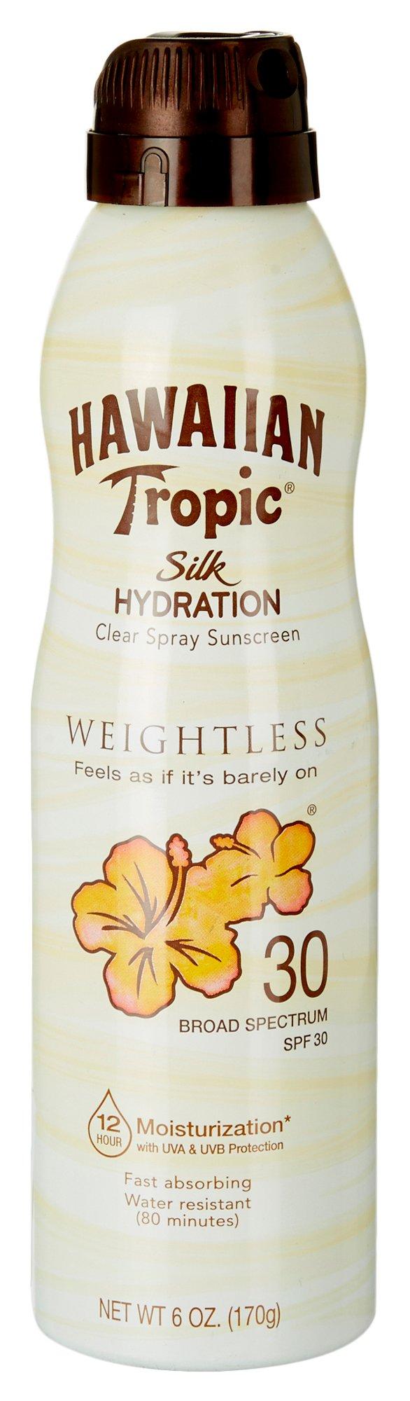 Hawaiian Tropic SPF 30 Weightless Clear Sunscreen Spray