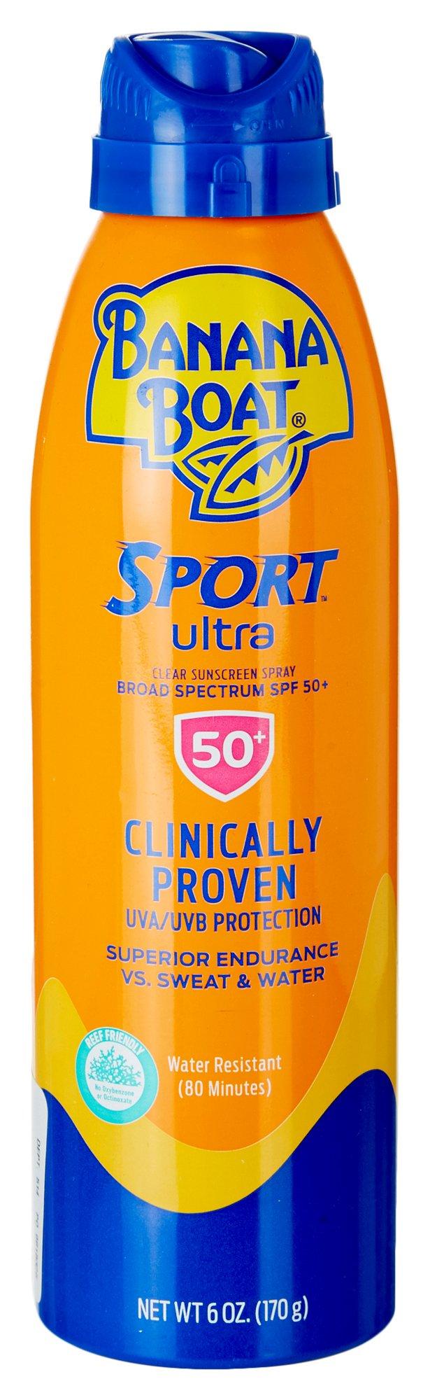 Banana Boat Sport Ultra SPF 50 Clear Sunscreen Spray