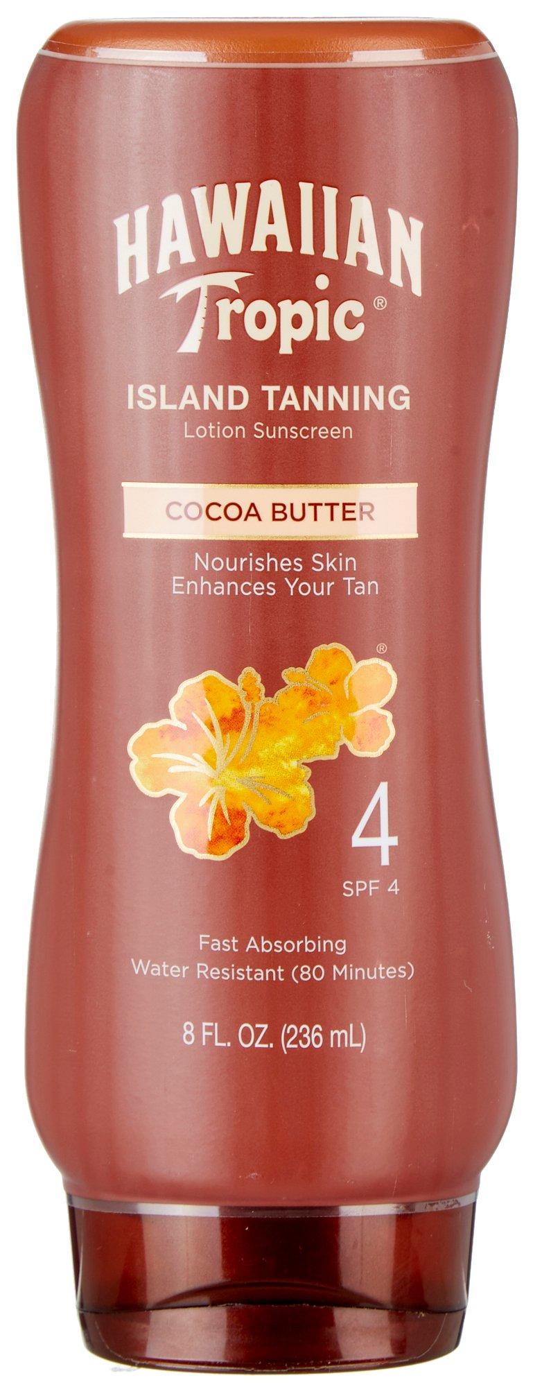 Hawaiian Tropic Island Tanning SPF 4 Sunscreen Lotion