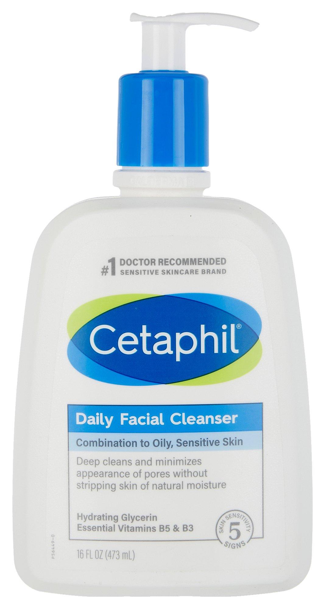 Cetaphil 16 Fl.Oz. Pump Bottle Daily Facial Cleanser