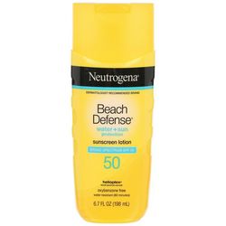 Neutrogena Beach Defense SPF 50 Sunscreen Lotion 6.7 Fl.Oz.