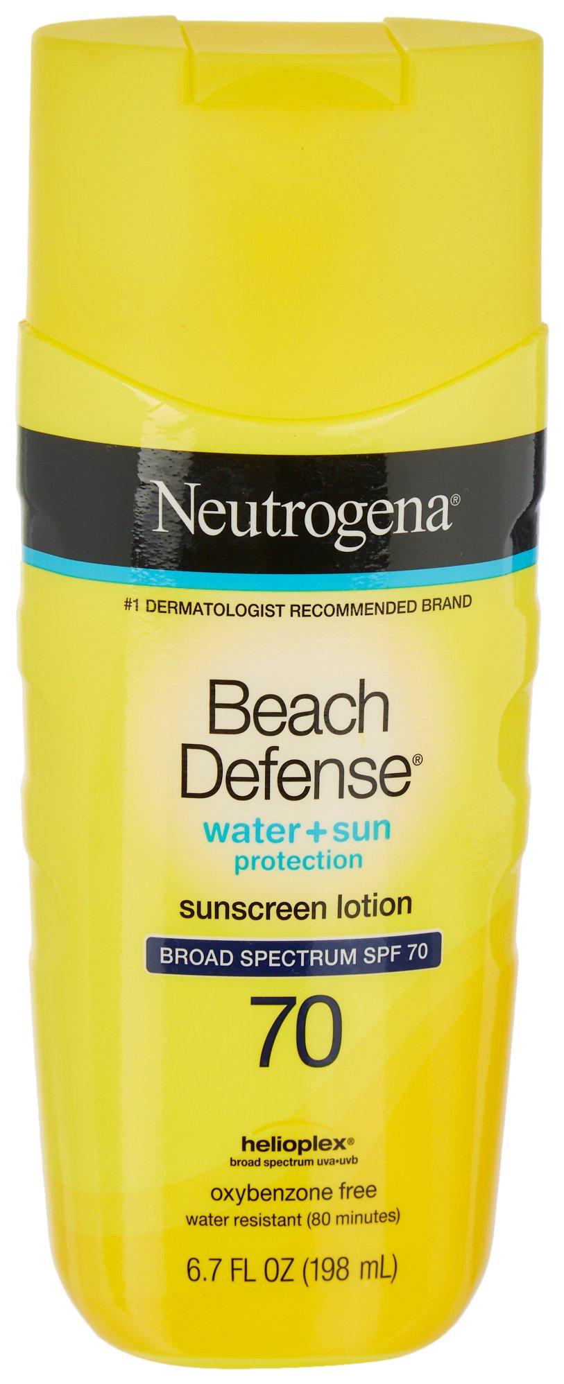 Neutrogena Beach Defense SPF 70 Sunscreen Lotion 6.7 Fl.Oz.
