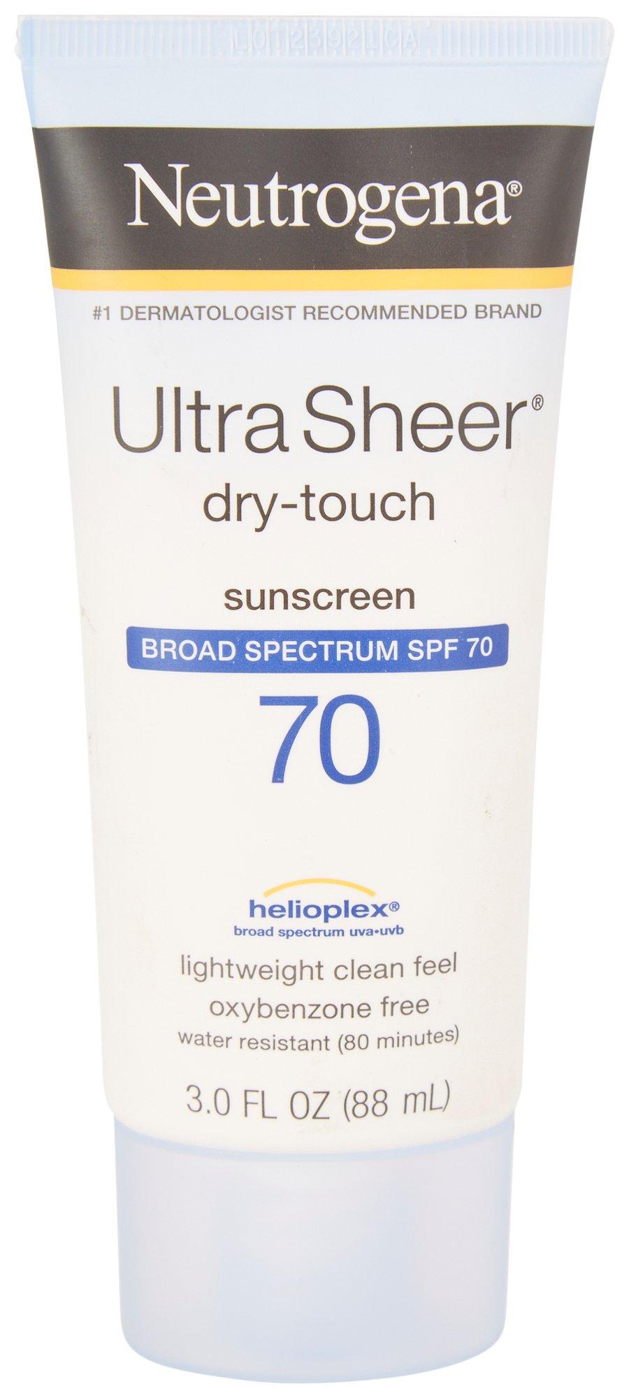 3 oz Ultra Sheer Dry-Touch SPF 70 Sunscreen
