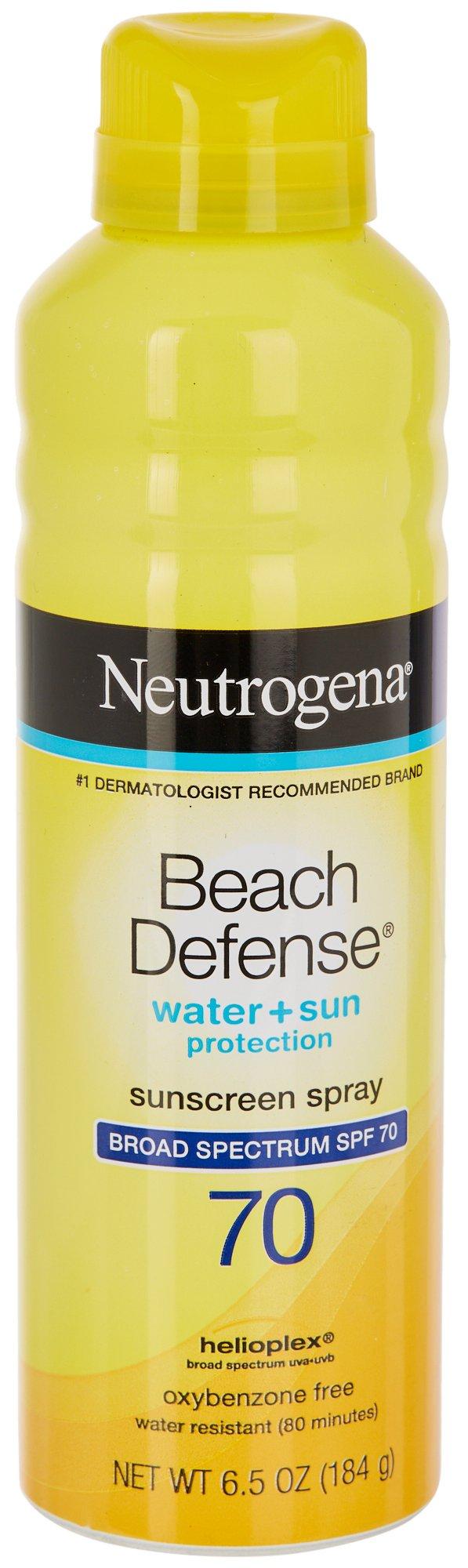 Beach Defense SPF 70 Sunscreen Spray 6.5 oz