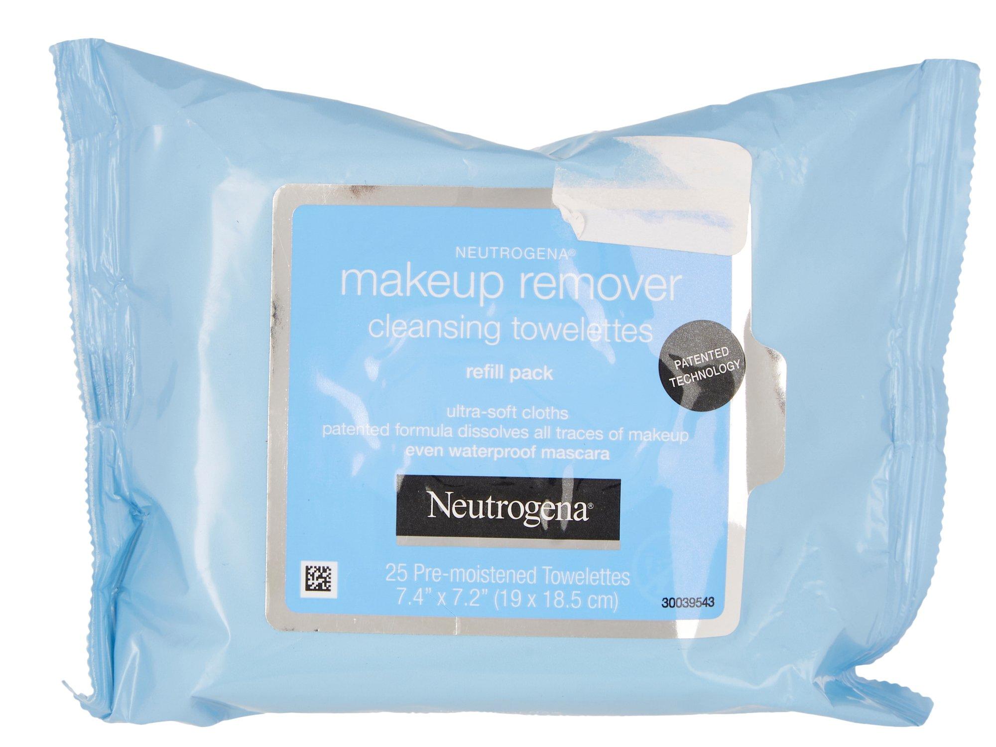 25-Pk. Makeup Remover Cleansing Towelettes