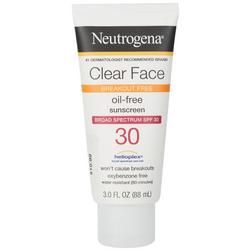 3 oz. Clear Face 30 SPF Sunscreen