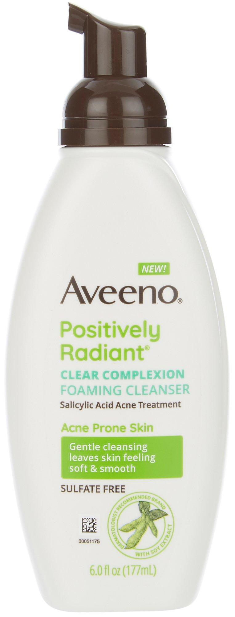 Aveeno 6 Fl.Oz. Clear Complexion Foaming Cleanser Wash