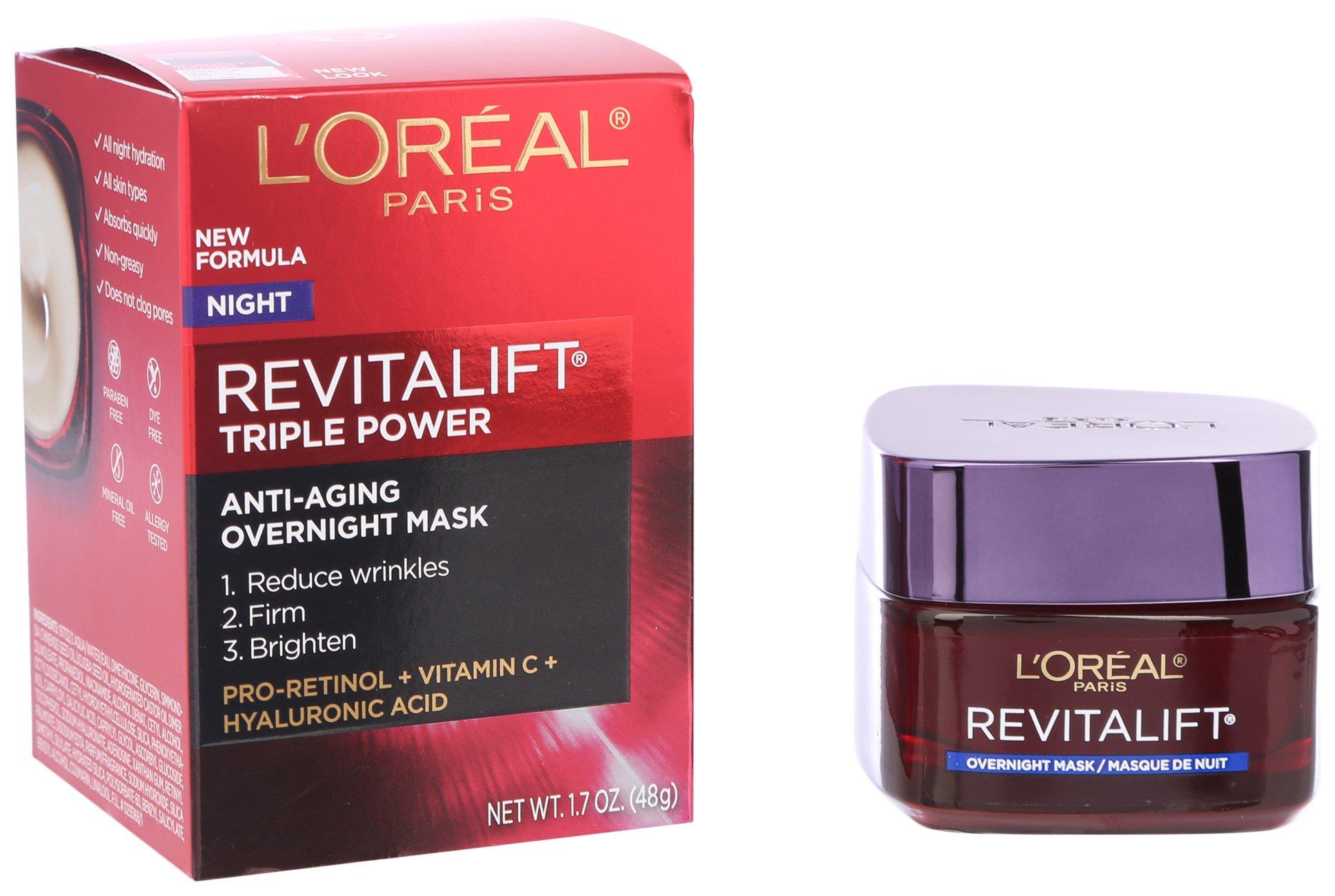 L'Oreal Womens Revitalift Triple Power Overnight Mask