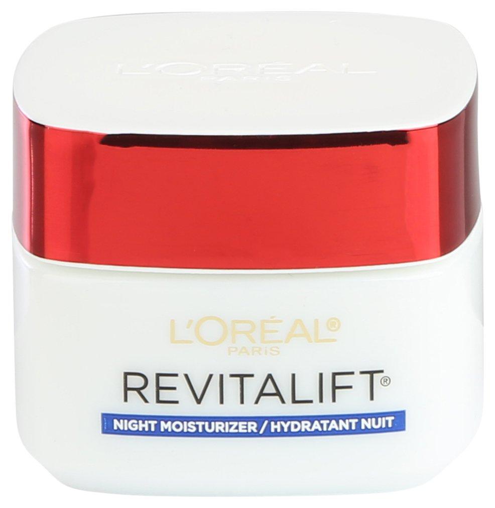 L'Oreal Womens Revitalift Night Cream Face Moisturizer