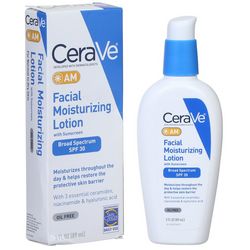 Cerave 3 Fl.Oz. Pump Bottle Facial Moisturizing Lotion