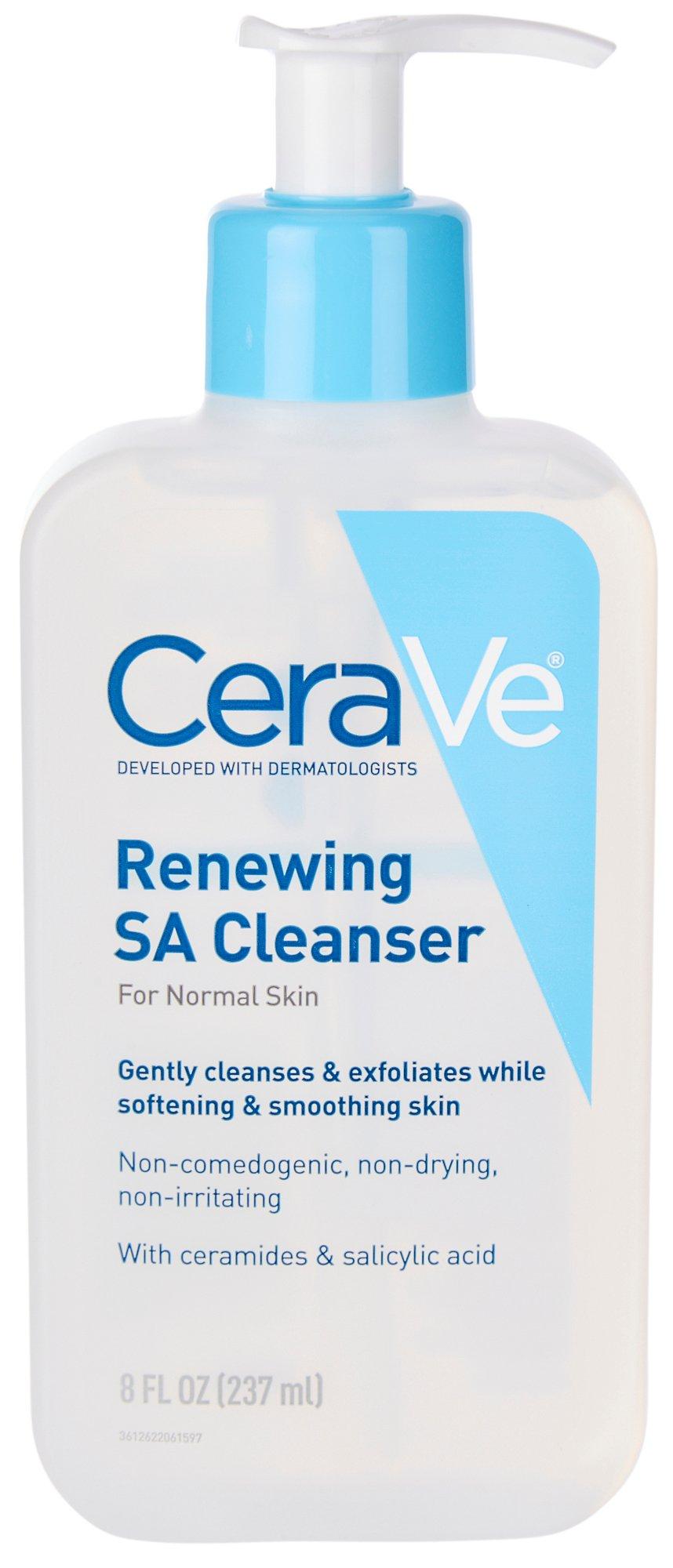 Cerave 8 Fl.Oz. Pump Bottle Renewing SA Cleanser