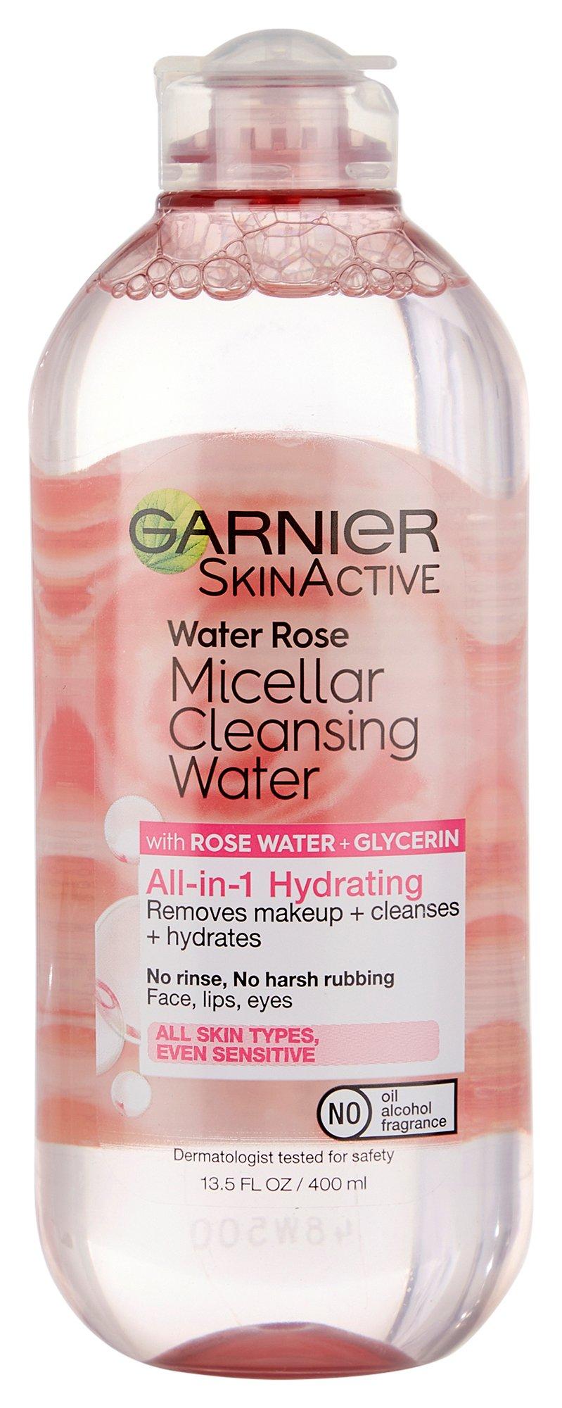Garnier SkinActive 13.5 Fl.Oz. Rose Micellar Cleansing Water