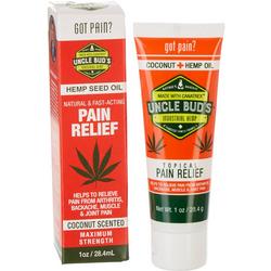 Uncle Bud's 2.5 oz Coconut Hemp Topical Pain Relief
