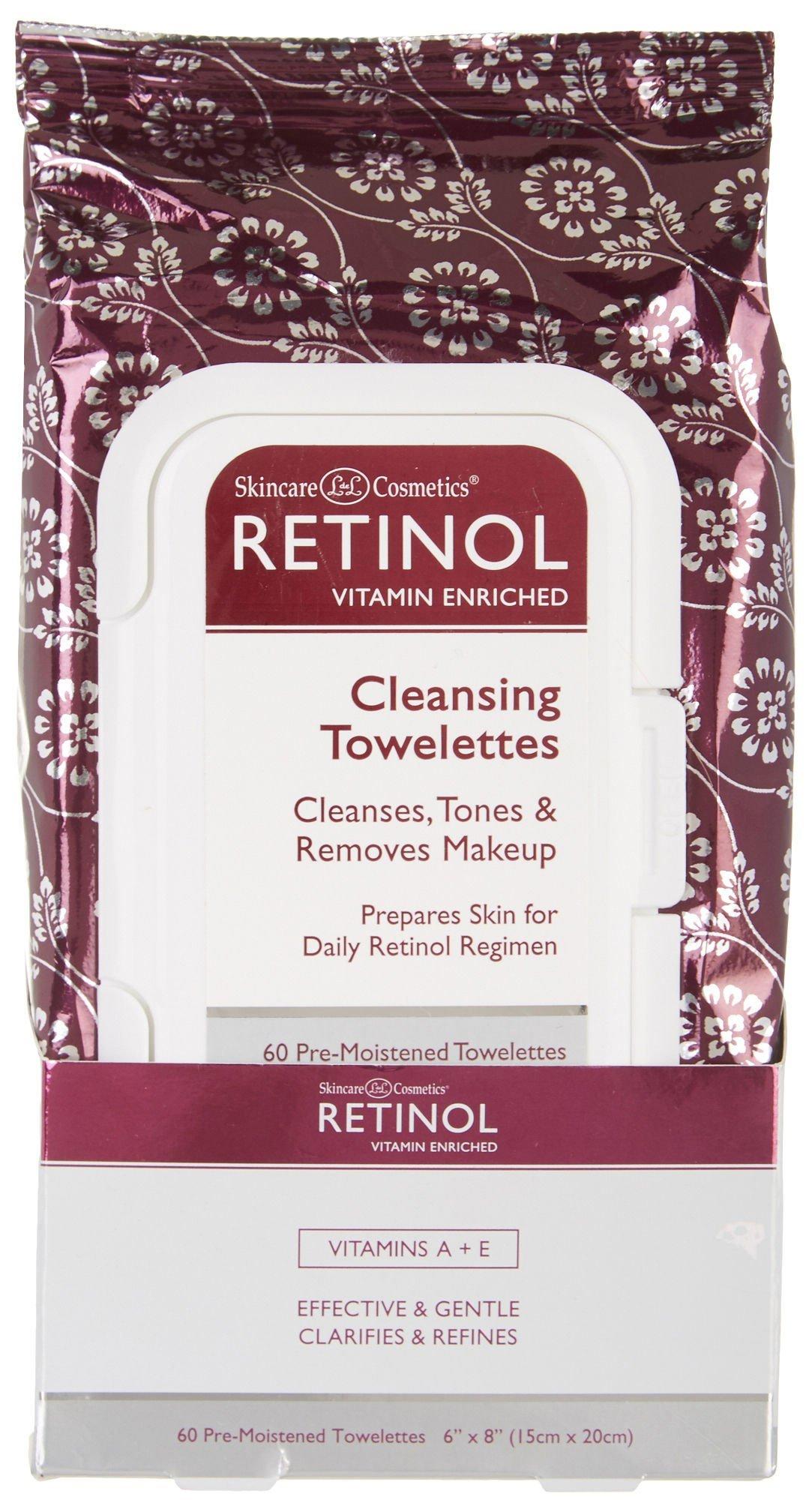 Retinol 60-Pk. Face Cleansing Towelettes