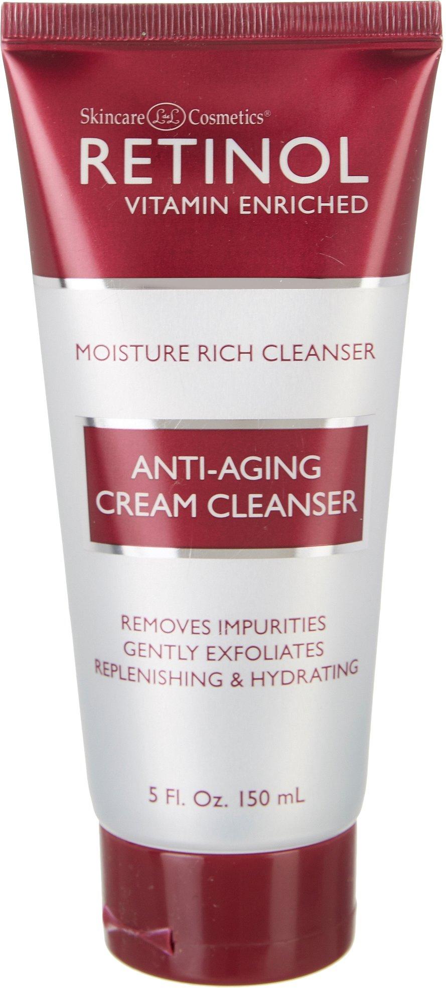 Retinol Vitamin Enriched Anti-Aging Cream Cleanser