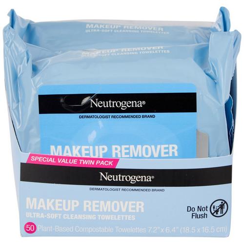 Neutrogena 2-Pk. Scented Makeup Remover Cleansing Towelettes