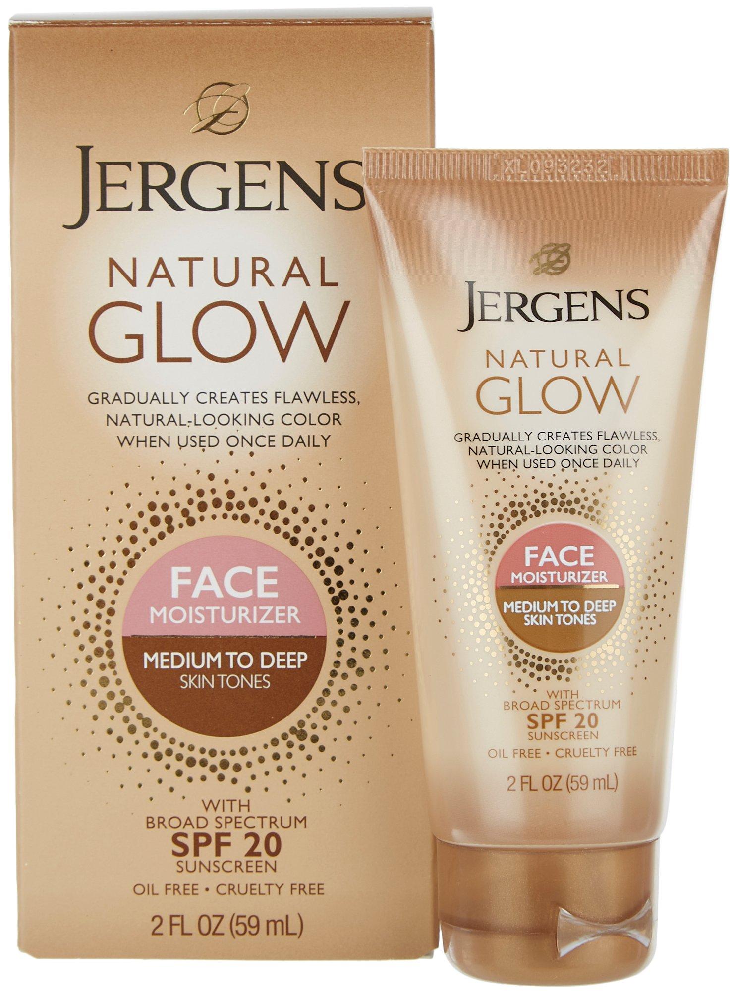 Jergens Natural Glow Medium To Deep Face Moisturizer