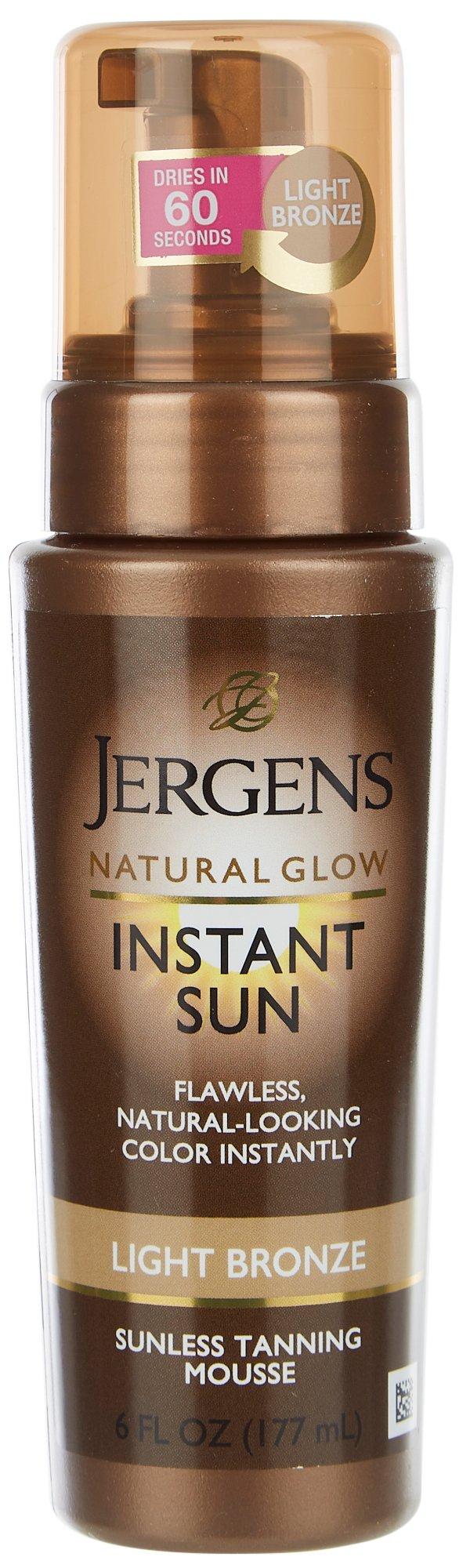 Jergens Natural Glow Light Bronze Sunless Tanning Mousse
