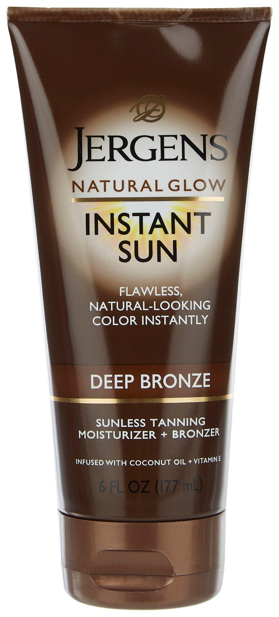 Deep Bronze Sunless Tanning Moisturizer + Bronzer