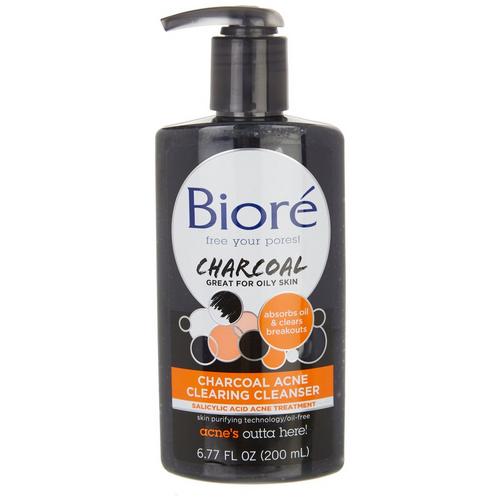 Biore Charcoal Acne Clearing Cleanser For Oily Skin