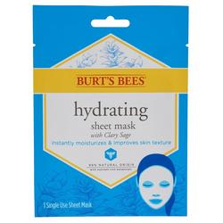 Burts Bees Hydrating Sheet Face Mask Clary Sage