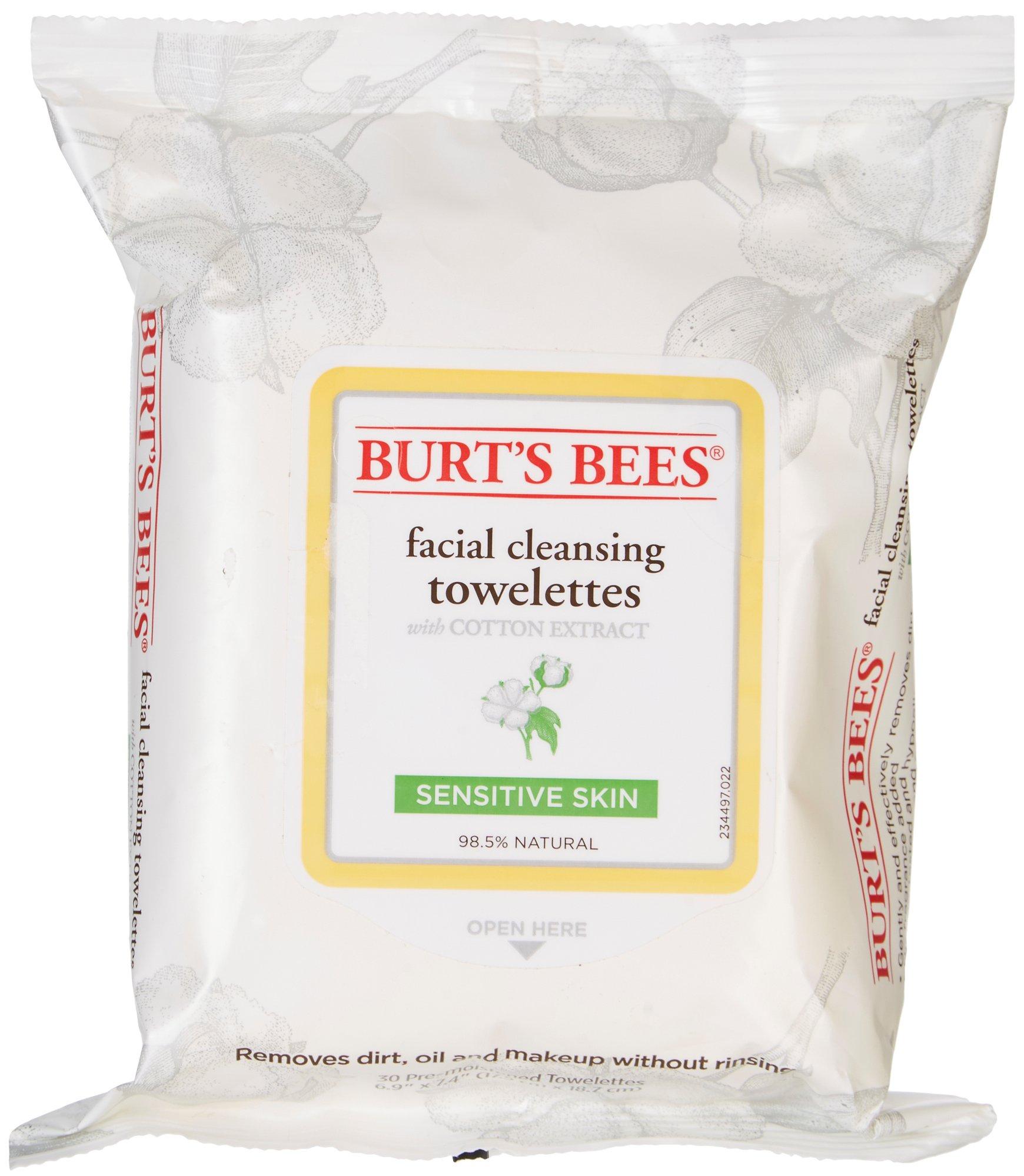 Burt's Bees Cotton Extract Facial Cleansing Towelettes
