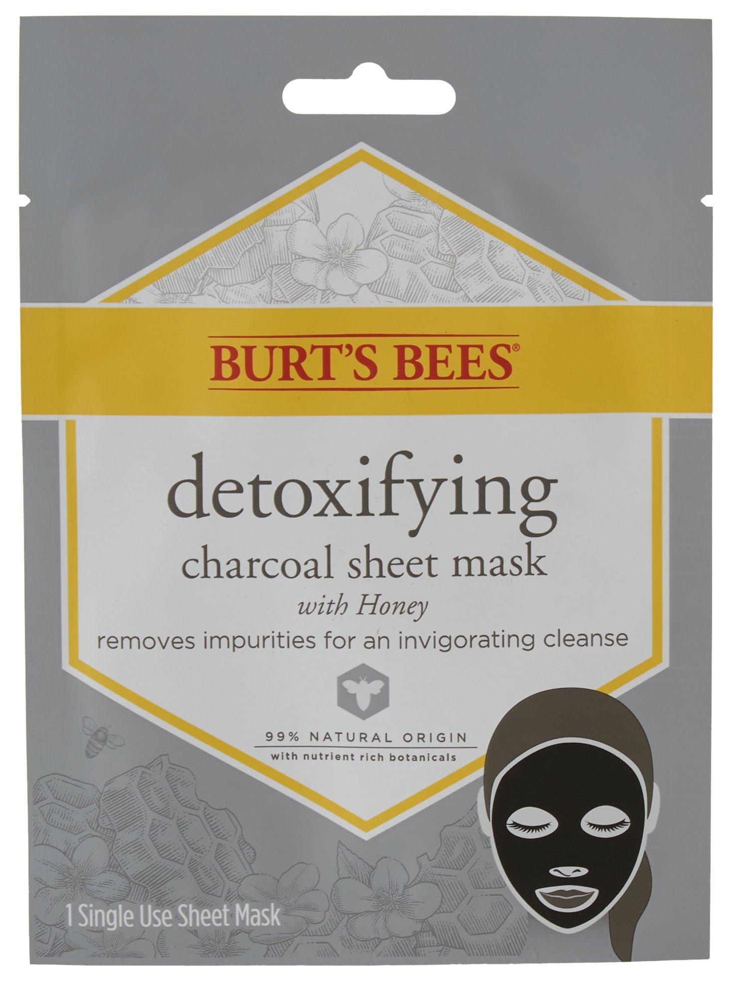 Burt's Bees Detoxifying Charcoal Sheet Mask Single Use