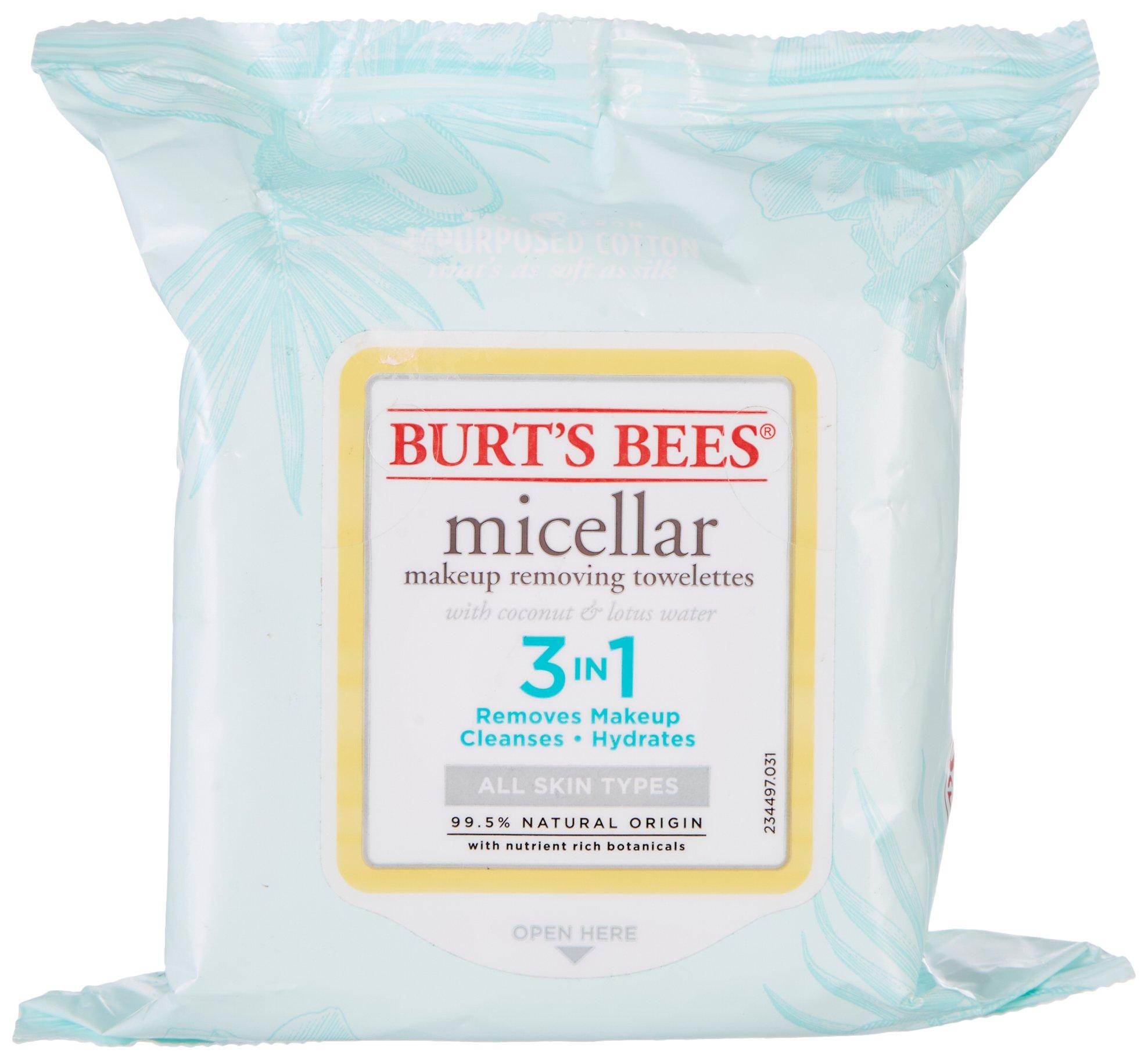 Burt's Bees Micellar 3-in-1 Facial Cleansing Towlettes