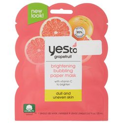 Yes To Grapefruit Brightening Bubbling Paper Face Mask