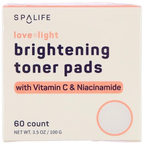 SpaLife 60-Ct. Brightening Toner Pads