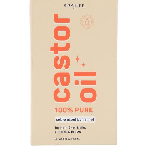 SpaLife 100% Pure Castor Oil & Applicator Kit