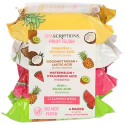4-Pack Fruit Glow Cleansing Wipes