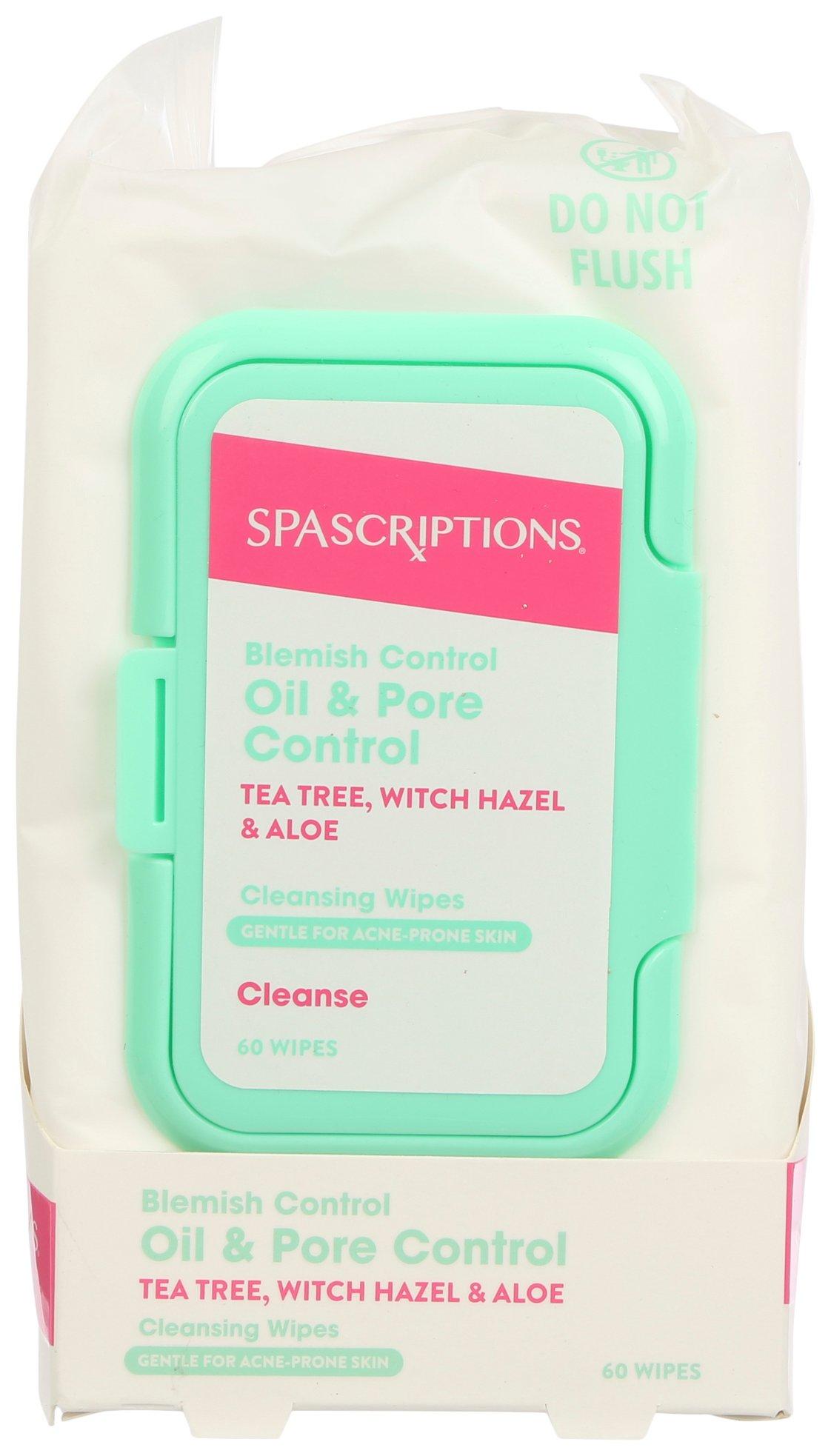 60-Pk. Oil & Pore Control Cleansing Wipes