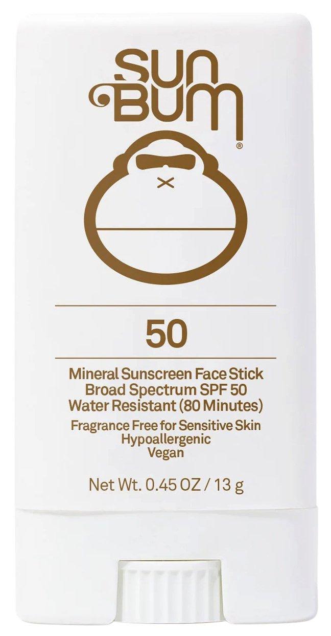 Sun Bum SPF 50 Zinc Oxide Mineral Sunscreen Face Stick