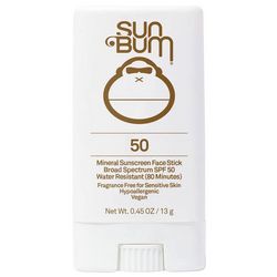 Sun Bum SPF 50 Zinc Oxide Mineral Sunscreen Face Stick