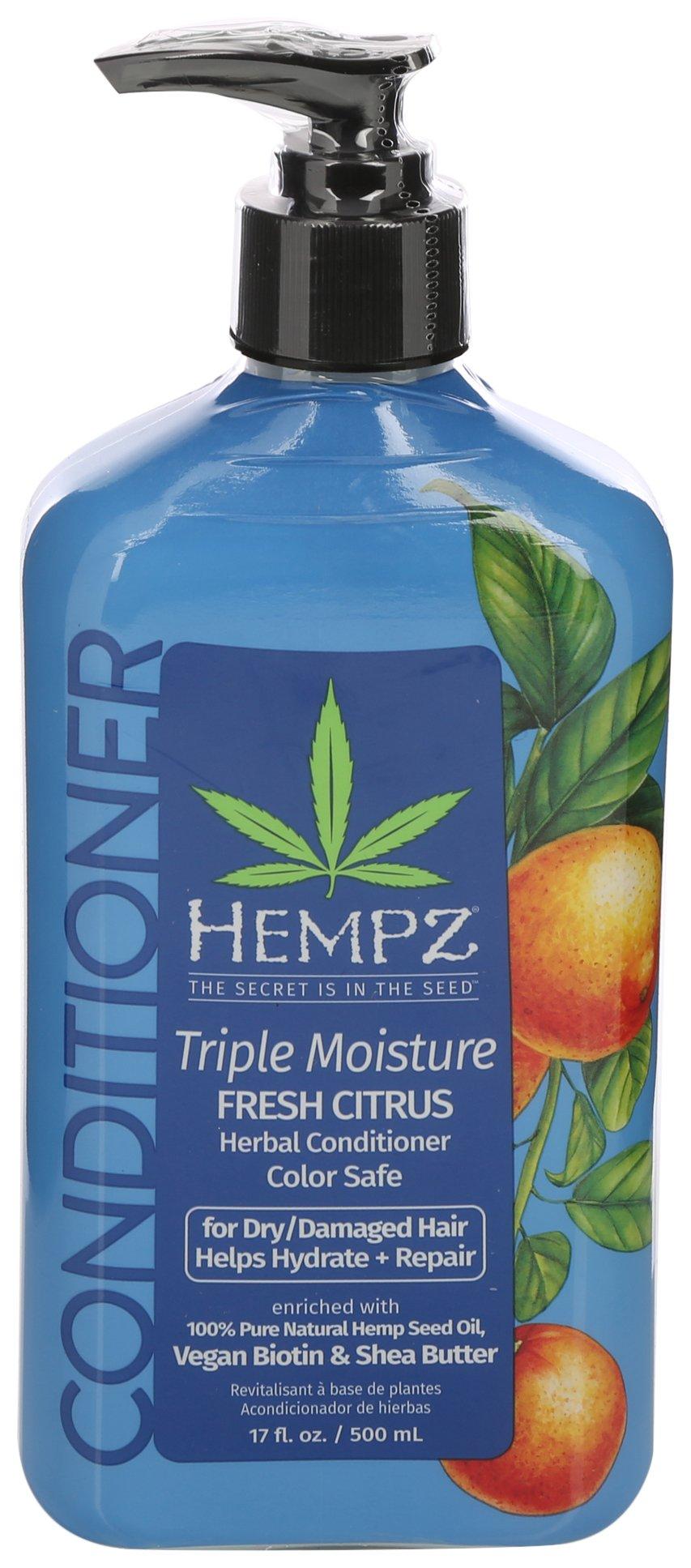 Hempz Triple Moisture 17 Fl.Oz. Fresh Citrus Conditioner