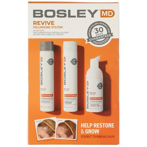 Bosley 3-Pc. Revive Hair Color-Safe Volumizing System