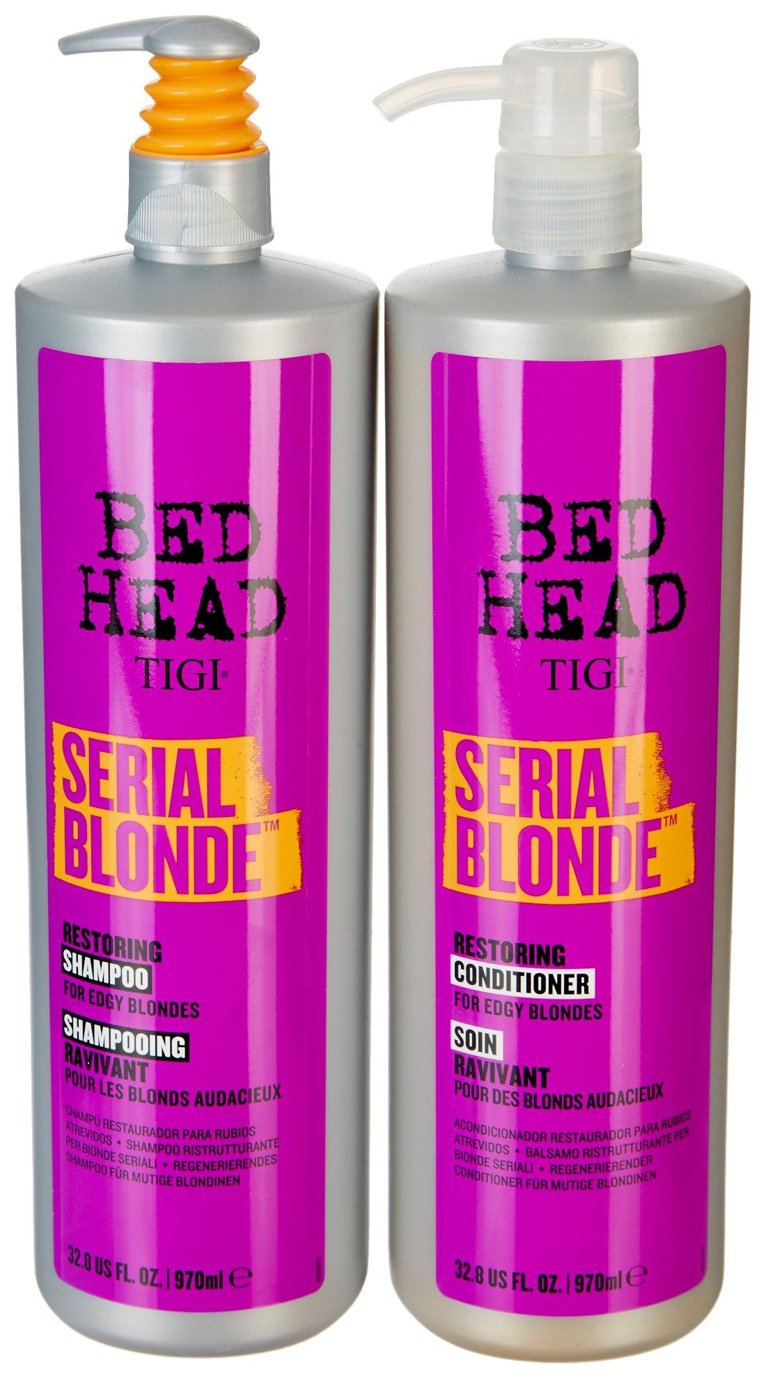 Tigi Serial Blonde Restoring Shampoo & Conditioner Set