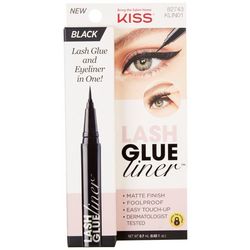Kiss Black Matte Finish Lash Glue & Eyeliner .02 fl. oz.