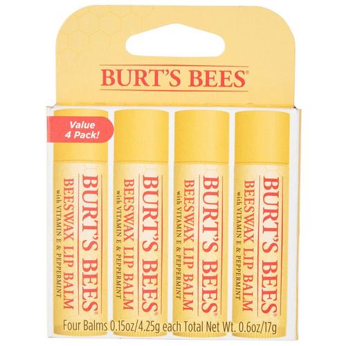 Burt's Bees 4 Pc. Vitamin E & Peppermint