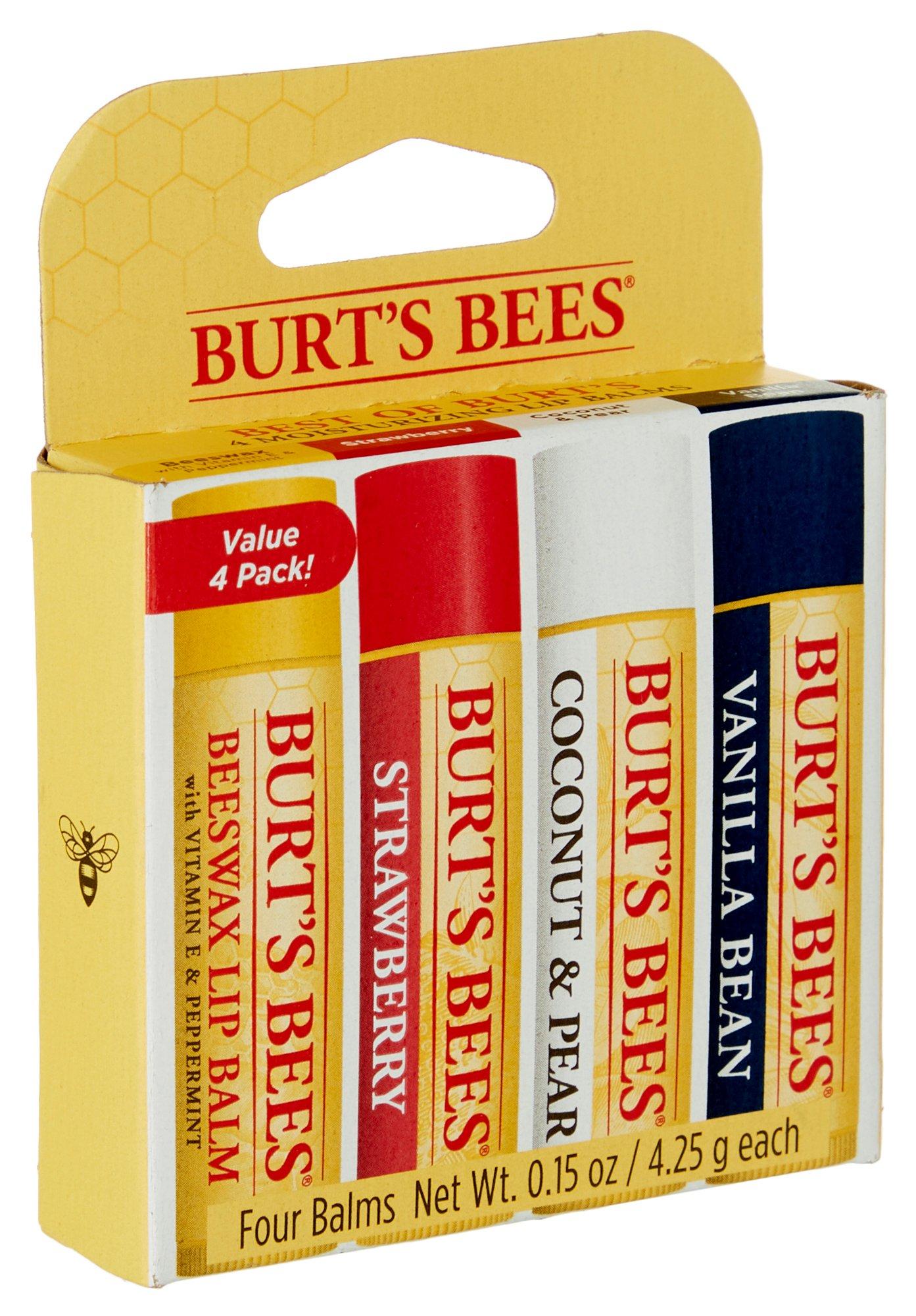 Burt's Bees 4 Pc. Best Of Burt's Lip
