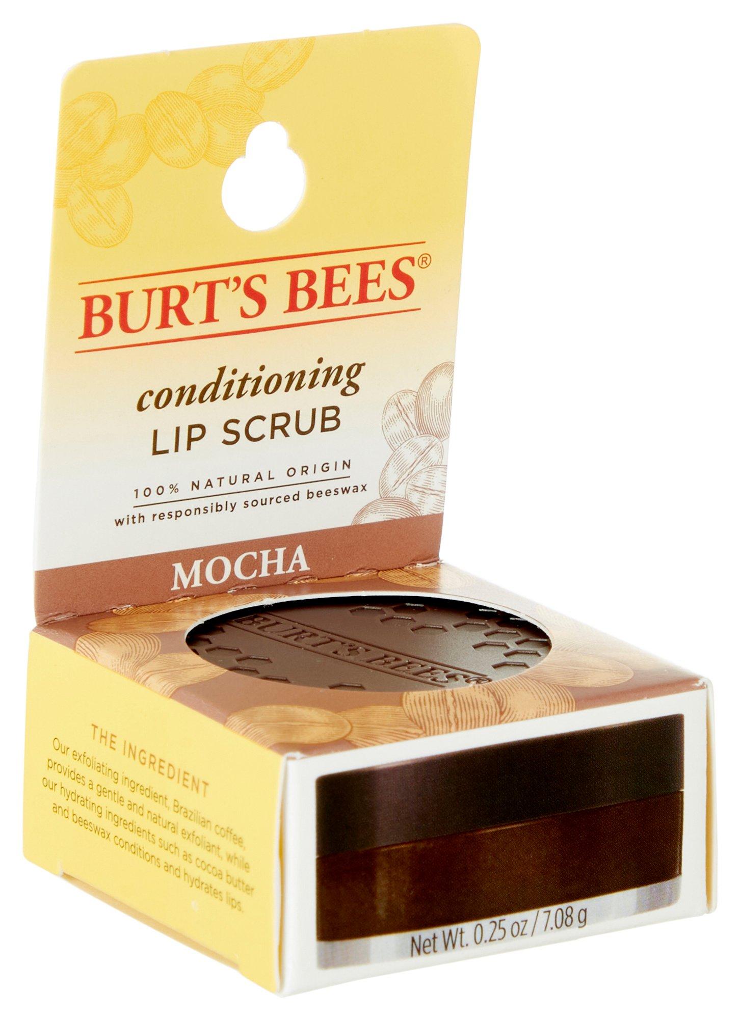 Burts Bees Mocha Conditioning Lip Scrub